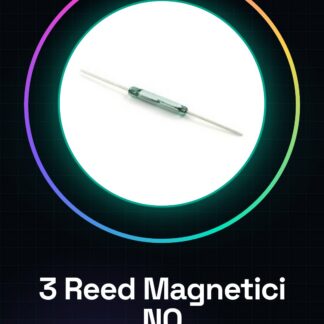 3 Pezzi Reed magnetico Sensore Interruttore relè switch 2*14mm Normalmente Aperti