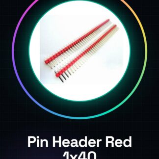 4 Pezzi Red 1*40 2.54 in rame placcato in oro, Maschio pin header