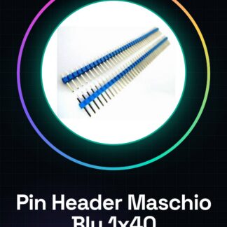 4 Pezzi Blue 1*40 2.54 in rame placcato in oro, Maschio pin header
