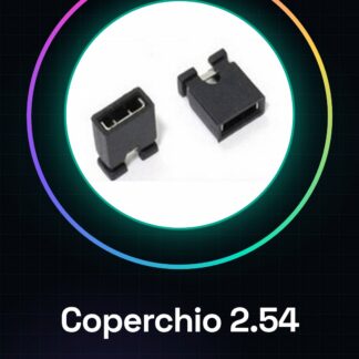 100 Pezzi 2.54 Coperchio jumper pin singola fila, blocchi di corto circuito, blocchi di collegamento,