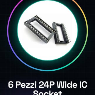 6 Pezzi 24P Wide IC Socket