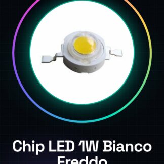 2 Pezzi Chip Led 1W Bianco Freddo 350MA 6000 - 6500K 3.2V - 3.4V