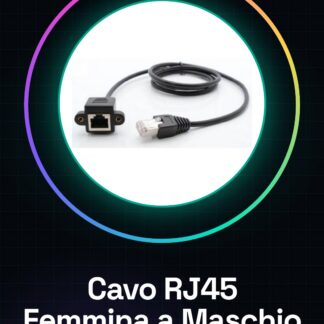 Cavo Ethernet RJ45 Femmina Pannello a RJ45 Maschio 30CM