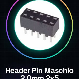 5 Pezzi 2.0mm 2*5 Header Pin Maschio