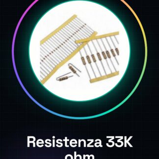 50 Pezzi Resistenza 33K ohm 33000 ohm 1/4w 1/4 w 5%