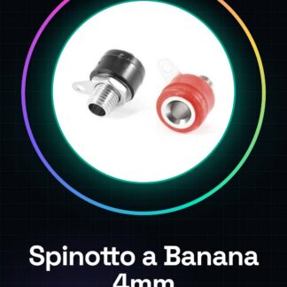 2 Pezzi 4MM Amplificatore Terminale Binding Post Spinotto a banana Attacco Jack Rosso Nero