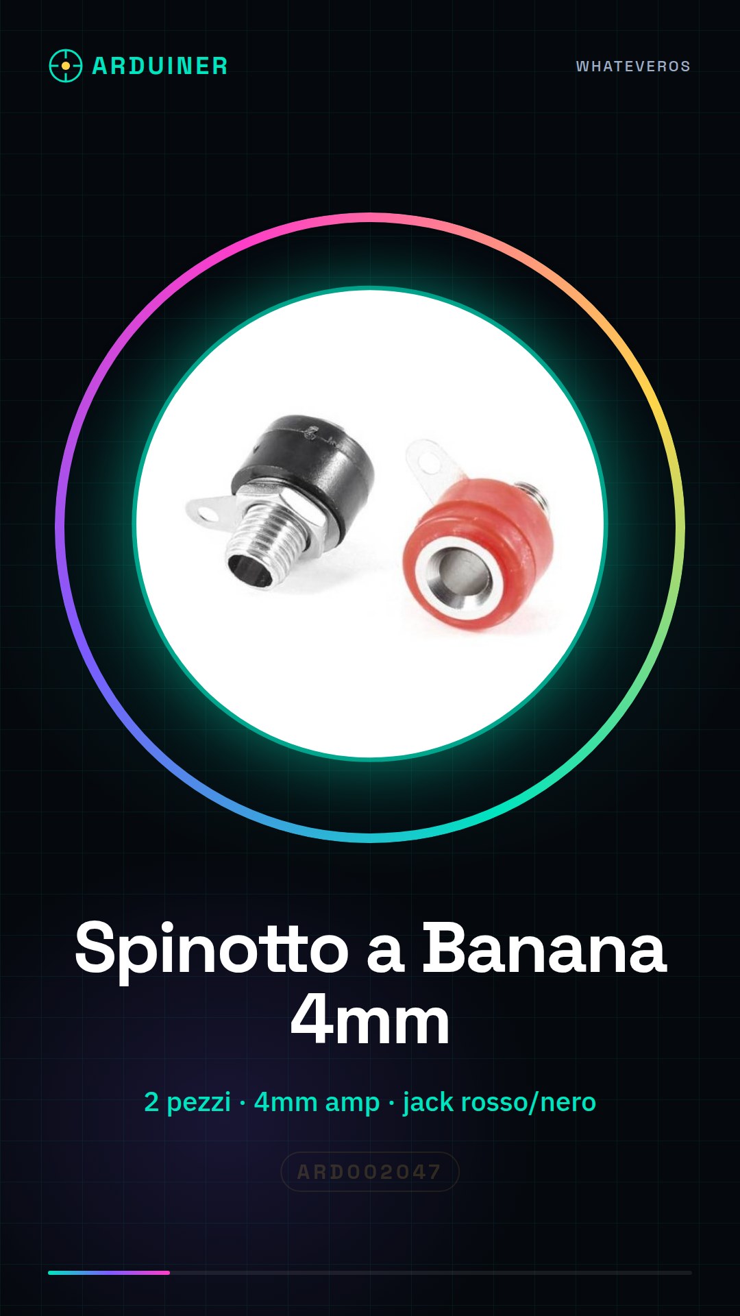 2 Stück 4MM Terminalverstärker Bindpost Banana-Sockel Rot Schwarz