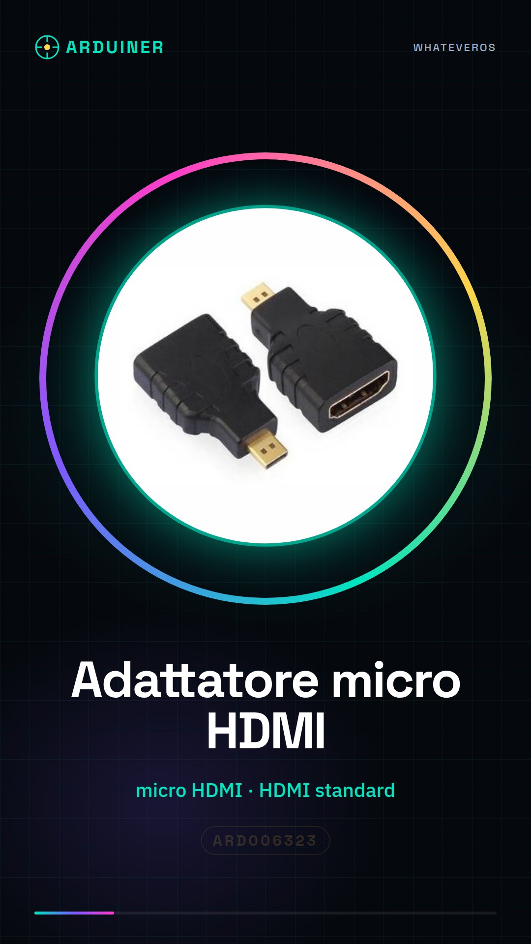 Convertisseur Adaptateur micro HDMI vers HDMI