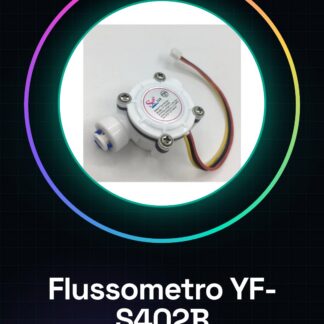 Sensore Flusso d'acqua Flussometro YF-S402B G1/4 PE Pipe 0.2-8L/min 3.5 12VDC