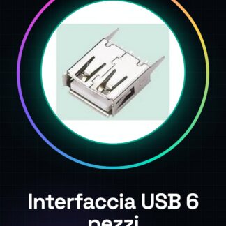 6 pezzi USB Interfaccia, 180, USB, USB Block verticale