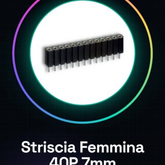 Striscia alta 7mm Femmina 1 * 40P