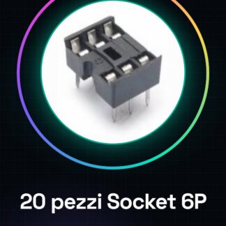 20 pezzi 6P IC Socket