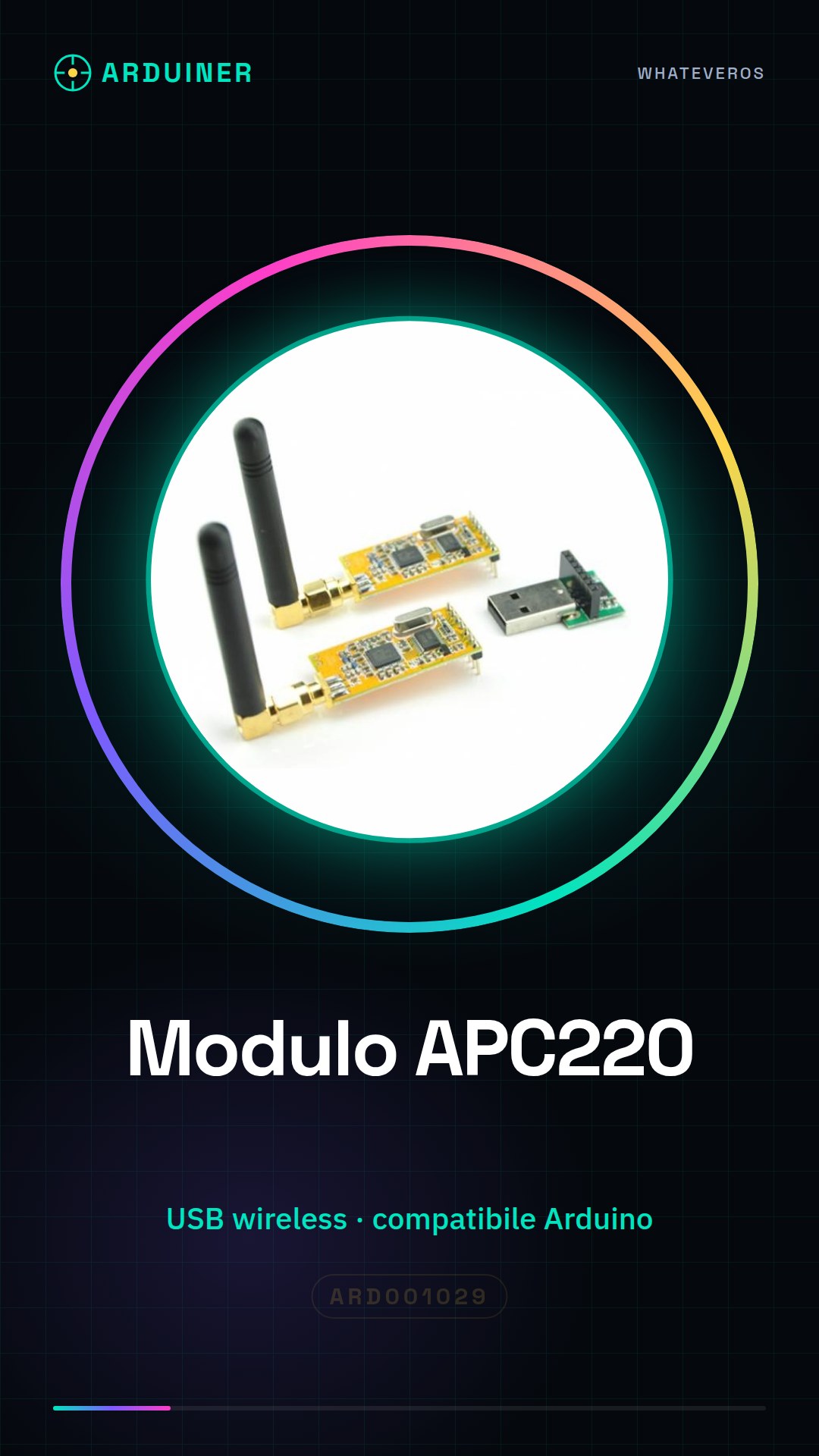 APC220 drahtloses USB-Wireless-Modul mit Antenne für Arduino