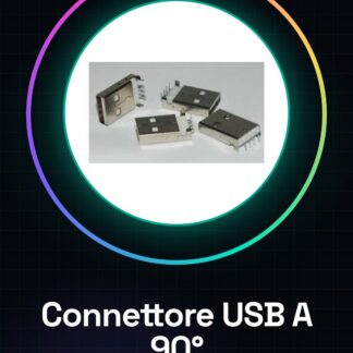 12 Pezzi Connettore USB A Maschio socket bianco piegato 90 gradi
