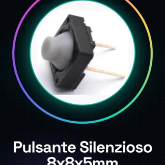 5 Pezzi 8 * 8 * 5 Tact Switch / 2pins Tach Switch / Pulsante Silenzioso in silicone