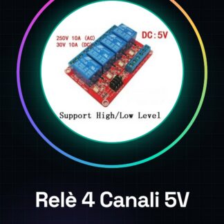 4 Canali 5V Relè con Optoaccoppiatore ogni canale supporta livello alto/basso