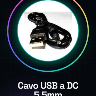 USB Male to DC 5.5mm 5.5mm x 2.1mm Connector Converter Cable