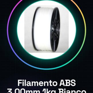 Filament ABS 3.00mm 1kg – Blanc – Haute Qualité pour Imprimantes 3D (MakerBot, Ultimaker, Prusa, RepRap)