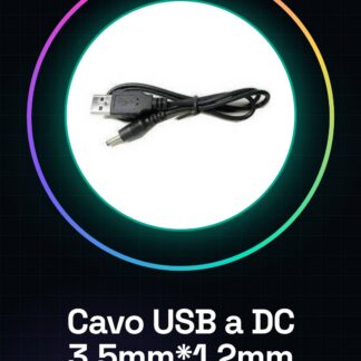 USB-Männlich zu DC-Kopfhörerstecker 3,5mm * 1,2mm Kabel
