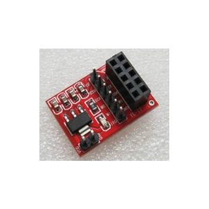 Adattatore per Modulo Wireless 8 Pin NRF24L01 2,4 Ghz compatibile con Arduino