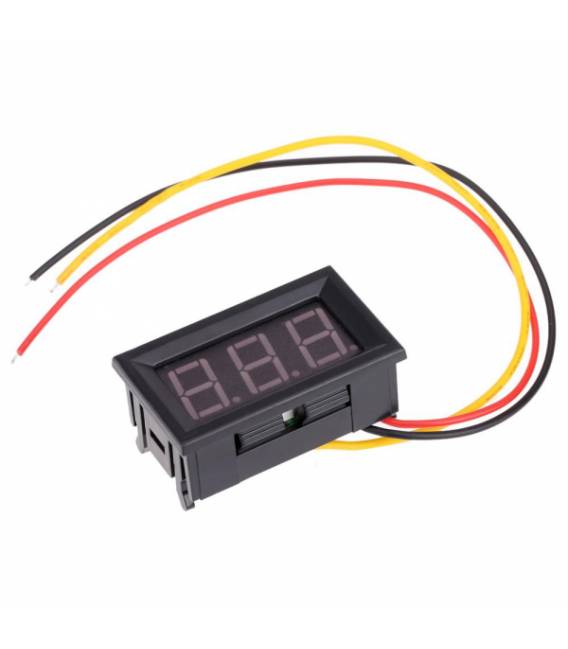 SYV099 0-99.9V Alimentatore 4.0-30V Digitale Voltmetro 3 Fili con Protezione Polarità Inversa per Arduino