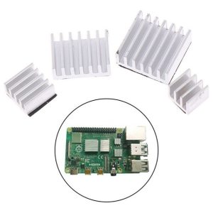Dissipatori di calore in alluminio per Raspberry Pi 4B con Adesivo