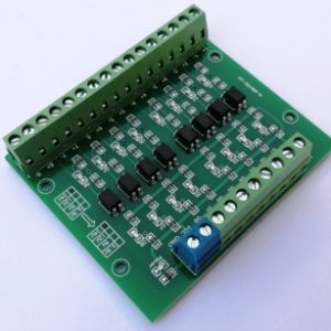 Pannello di controllo dell'isolamento del fotoaccoppiatore Ingresso 8 canali 24 V, uscita 5 V NPN