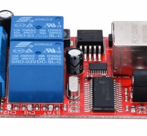 Modulo relè di ritardo Ethernet a 2 vie Modulo controller DC5V TCP / UDP Switch di rete WEB Server