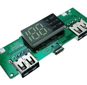 Modulo di ricarica per display digitale con batteria al litio da 5 V 2,1 A 18650