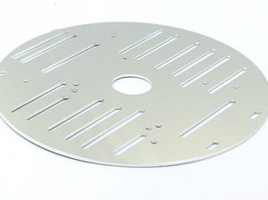 Piattaforma in alluminio con pavimento in metallo per auto robot fai-da-te rotondo