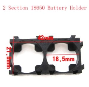 18650 Supporto cella batteria Distanziatore di sicurezza Guscio radiante Staffa di stoccaggio Mayitr Adatto per 2x 18650 batterie