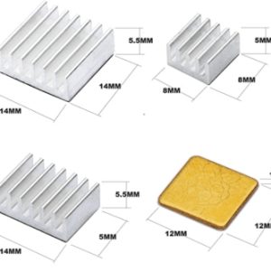 Aluminum Heatsink 4pcs/set for Raspberry PI 4B
