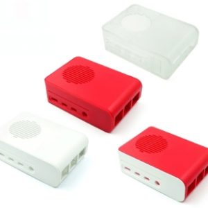 Red-White ABS Case for Raspberry PI 4B