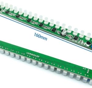 Indicatore di livello sonoro mono / luce melodia musicale luce sensore audio / sensibilità mista a quattro colori regolabile