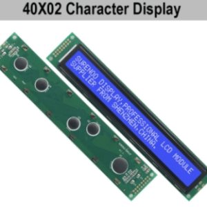 Schermo LCD 40X2 4002 caratteri Modulo LCD blu con retroilluminazione a LED 182X33,5 MM