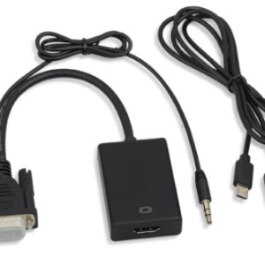 Alimentatore USB da VGA a HDMI con audio