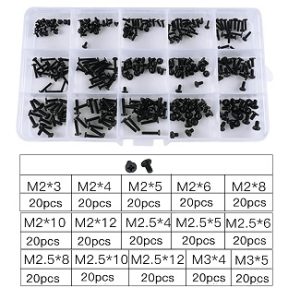 15 Lattice, M2 M2.5 Viti per notebook portatile Set di computer elettronico digitale Mini kit di riparazione meccanica assortimento Hardware