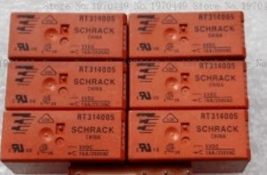 Relè monostabile RT314005 - 5VDC (16A / 250VAC)