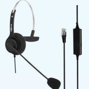 Telefono Cuffia Operatore Call Center Cuffia monofonica Servizio clienti Telefonia fissa Chiamata vocale Cuffia Cuffia Auricolare con regolazione