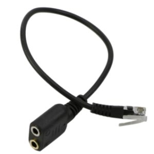 Adattatore da 3,5 mm femmina a jack RJ9 Convertitore per cuffia per PC Telefono tramite cavo