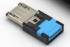 4 Pezzi Micro USB 5P tramite cavo, non necessita di connettore saldato, morsetto