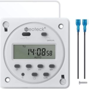 220V CN101A Temporizzatore di alimentazione LCD digitale programmabile Relè interruttore 16A Timer