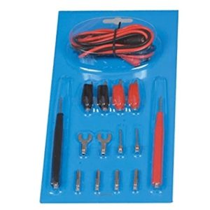 Linea di prova multimetro combinato Spina a banana Forcella a forma di U Clip a coccodrillo Cavo di prova 2.0 pin