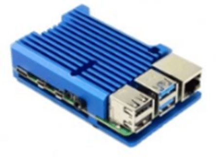 Raspberry pi 4 metal heatsink blue