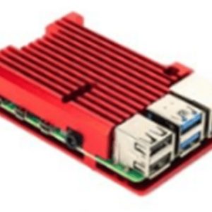 Raspberry pi 4 metal heatsink red