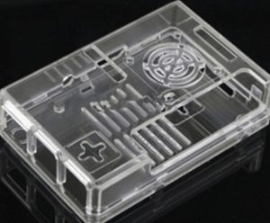 Transparent ABS Case Wide 40Pin GPIO Port + Support Fans Installed for Raspberry Pi 3