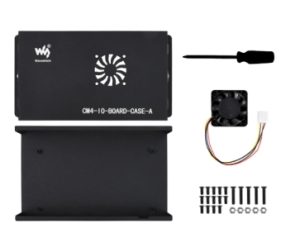 Metal Box (A) for Raspberry Pi Compute Module 4 IO Board, with Cooling Fan