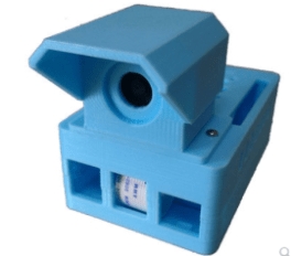 Raspberry Pi 4 case with camera holder