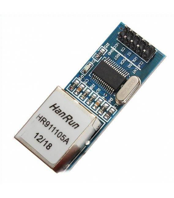 Mini Modulo Ethernet LAN con ENC28J60 per Arduino e PIC 51 AVR SPI PIC STM32 LPC