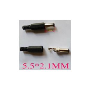 3 Pezzi Connettore jack per Alimentazione 5.5*2.1mm DC005 Power Plug